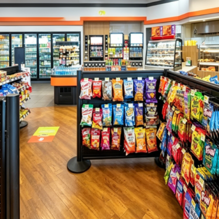 Portable Travel Snack & Soft Drink Online Retail Shop